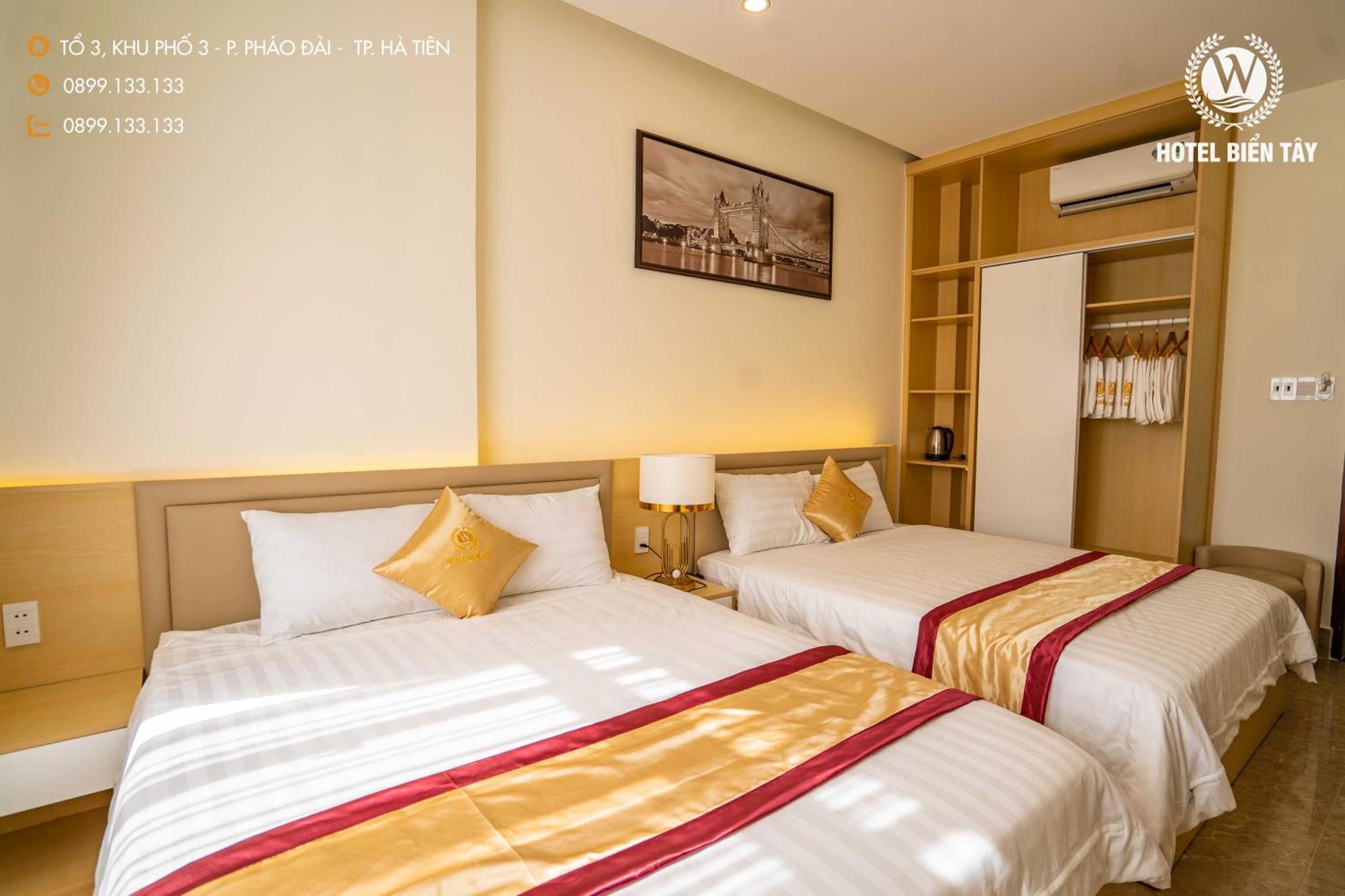 Hotel Khach San Bien Tay Hà Tiên Exterior foto